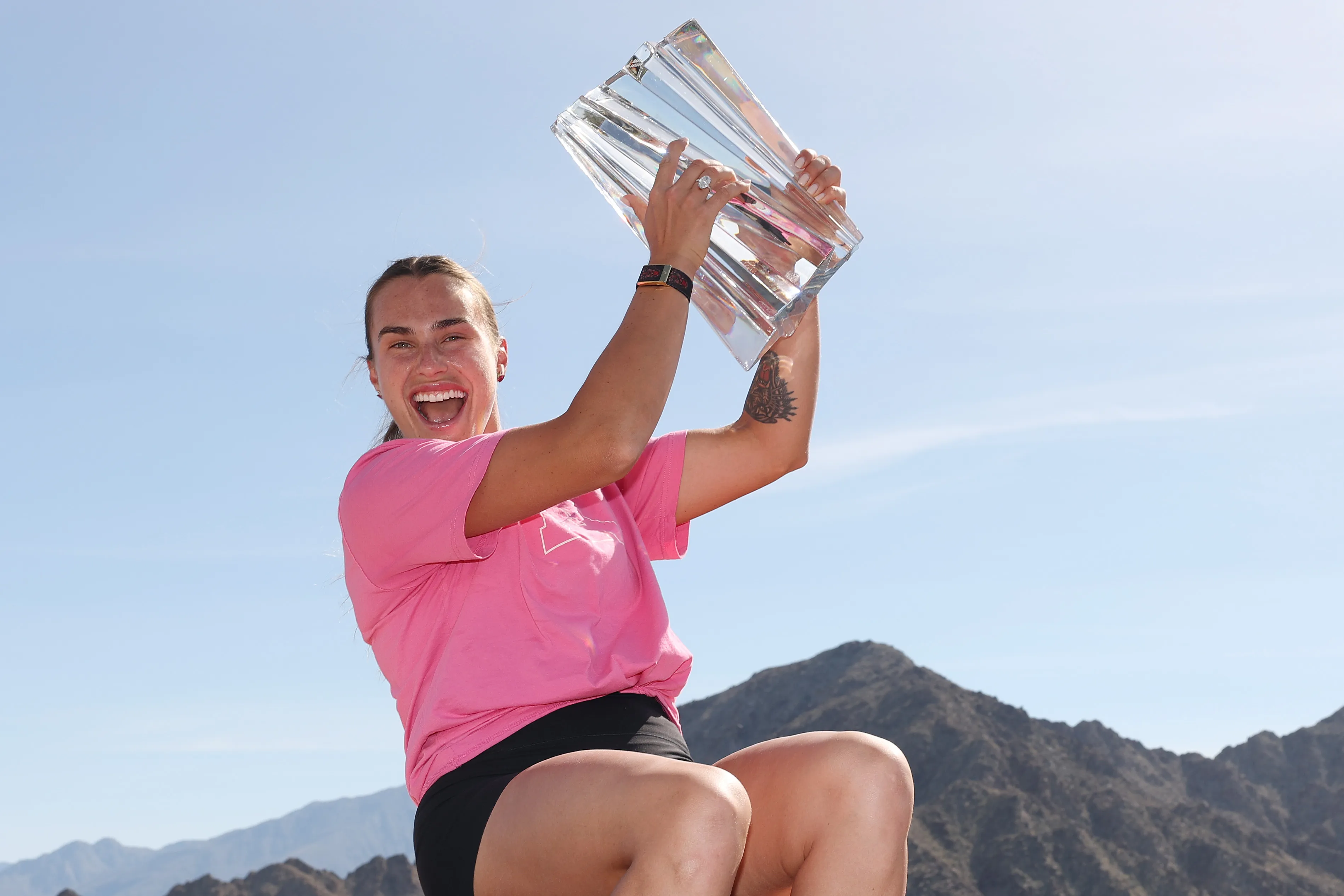 Aryna Sabalenka se coronó campeona en Indian Wells.
