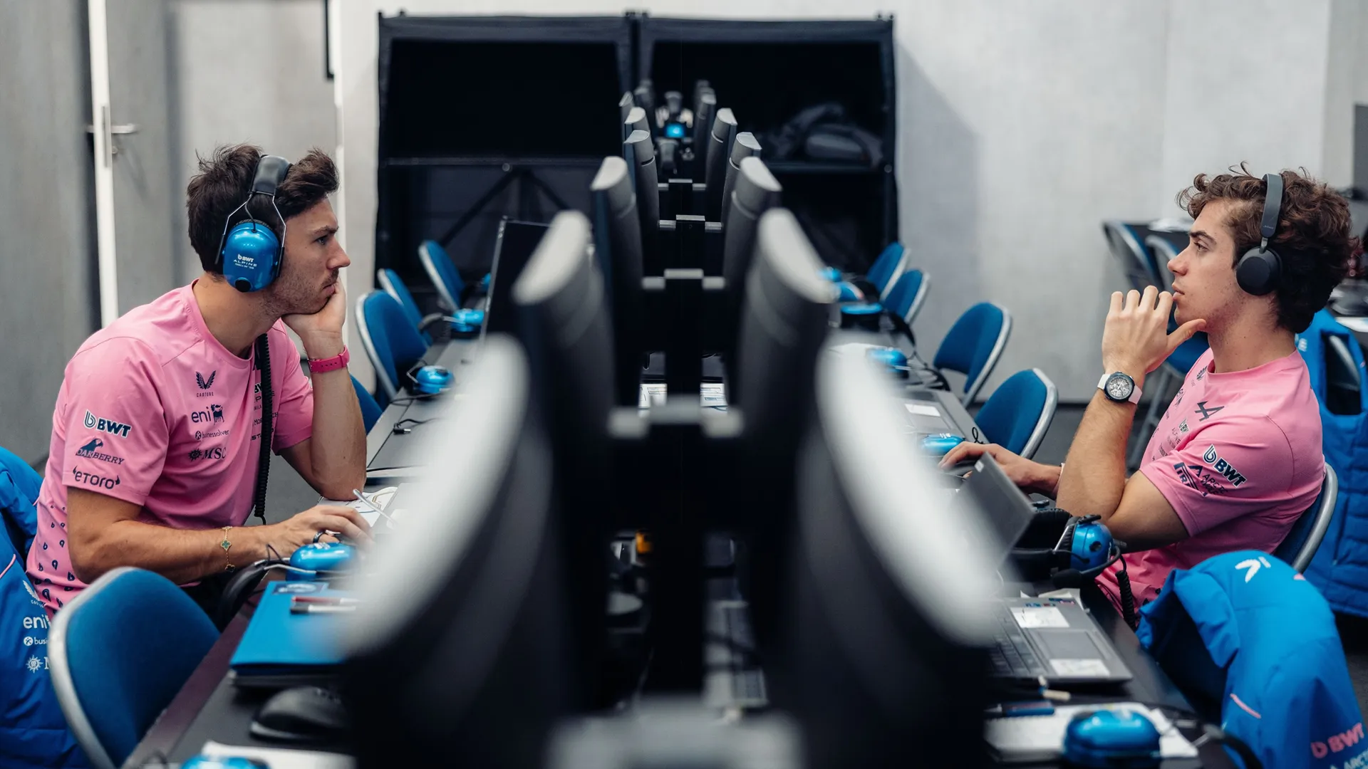 Gasly y Colapinto paricipan activamente en el desarrollo del A526. (Prensa Alpine)