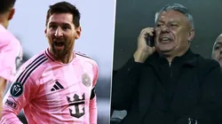 Mediante su cuenta de Twitter, Claudio Tapia felicitó a Lionel Messi por haber llegado a los 900 goles oficiales.