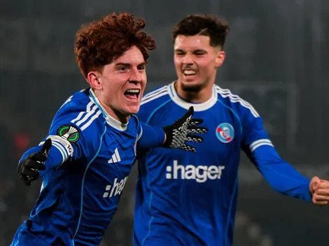 El gol del Colo Barco para la clasificación de Racing de Estrasburgo