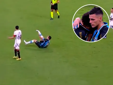 La escalofriante lesión de tobillo que sufrió Marlon en Gremio