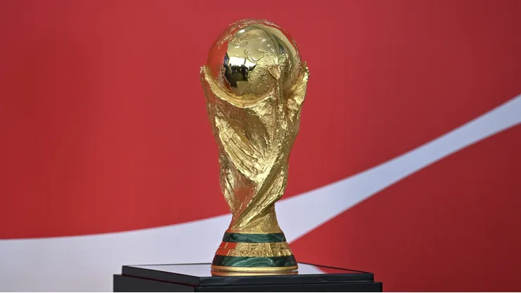 El trofeo de la Copa del Mundo.