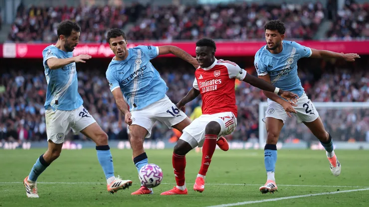 Arsenal y Manchester City empataron 1-1 por la jornada 5 de la Premier League 2025/26.