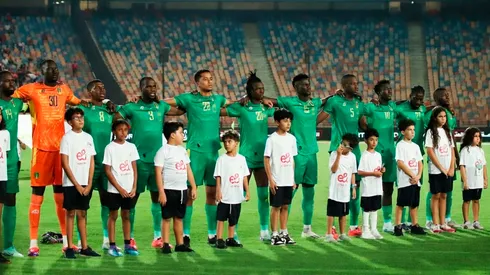 El seleccionado mauritano durante la Copa Africana de Naciones.