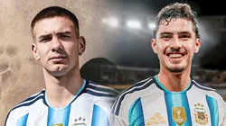 Mastantuono y Panichelli en la Selección Argentina