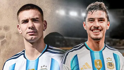 Mastantuono y Panichelli en la Selección Argentina