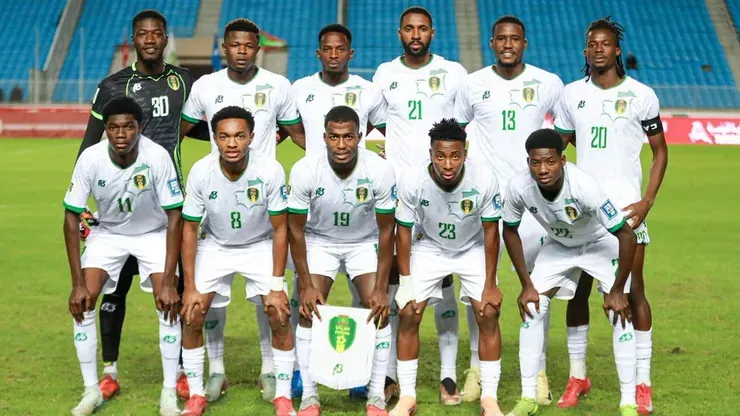 Los jugadores de Mauritania. (Prensa FFRIM).