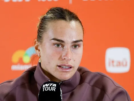 La reacción de Aryna Sabalenka a su cambio de cancha en Miami para favorecer a Carlos Alcaraz