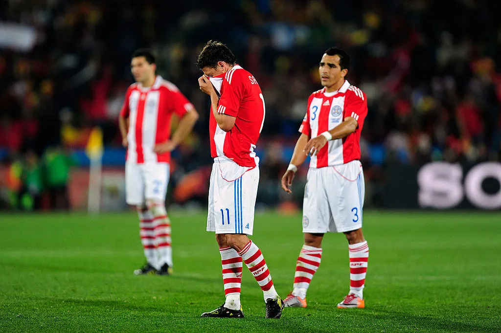 Almirón recordó el Mundial 2010, donde Paraguay le plantó cara a España pero cayó en cuartos. (Getty)