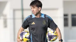 Diego Placente, entrenador de la Selección Argentina Sub 20.