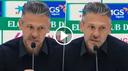 Martín Demichelis tuvo un tenso cruce con un periodista que le mandó mensajes a un jugador del Mallorca para decirle que no jugaría vs. Elche.