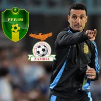 El once ideal de la Selección Argentina con los citados vs. Mauritania y Zambia