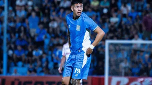 Tobías Leiva, futbolista de Estudiantes de Río Cuarto.
