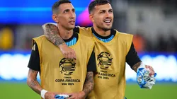 Ángel Di María y Leandro Paredes, en la Selección Argentina.
