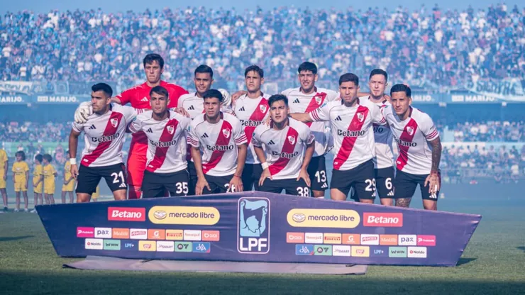 Los once titulares de River en Río Cuarto.