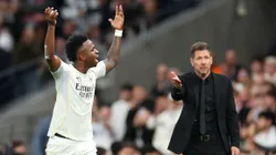 Vinícius y el Cholo Simeone volvieron a sacarse chispazos.