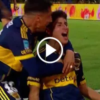 El golazo de Tomás Aranda para el 1-0 de Boca vs. Instituto