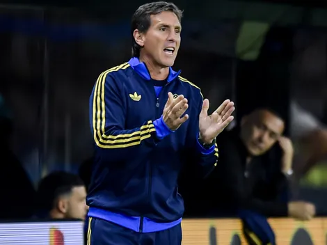 No se vio en TV: los efusivos festejos de Úbeda en los goles de Boca ante Instituto