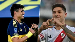 Bareiro y Montiel, los goleadores para Boca y River en un fin de semana en el que volvieron a sonreír.