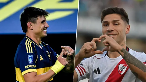 Bareiro y Montiel, los goleadores para Boca y River en un fin de semana en el que volvieron a sonreír.