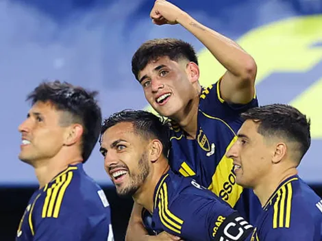 Aranda destacó el rol de Paredes tras su primer gol en Boca: "Siempre está apoyándome"