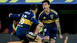Adam Bareiro y Miguel Merentiel, delanteros de Boca.