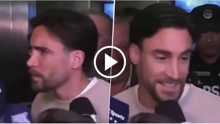 Nicolás Tagliafico pidió que lo dejen tranquilo cuando le preguntaron por su vuelta al Fútbol Argentino.