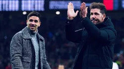 La reacción del Cholo al ser consultado por la posible llegada de Gio Simeone a River