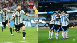 Los seleccionados argentinos de 2022 y 2026.