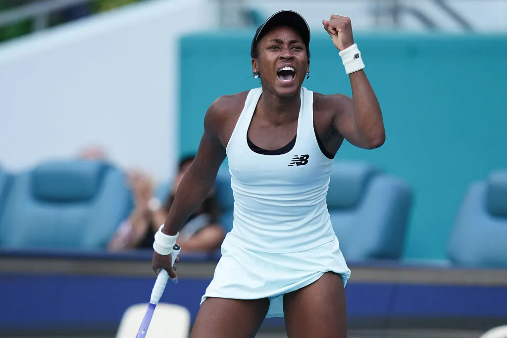 Coco Gauff se instaló por primera vez en los cuartos de final de Miami.
