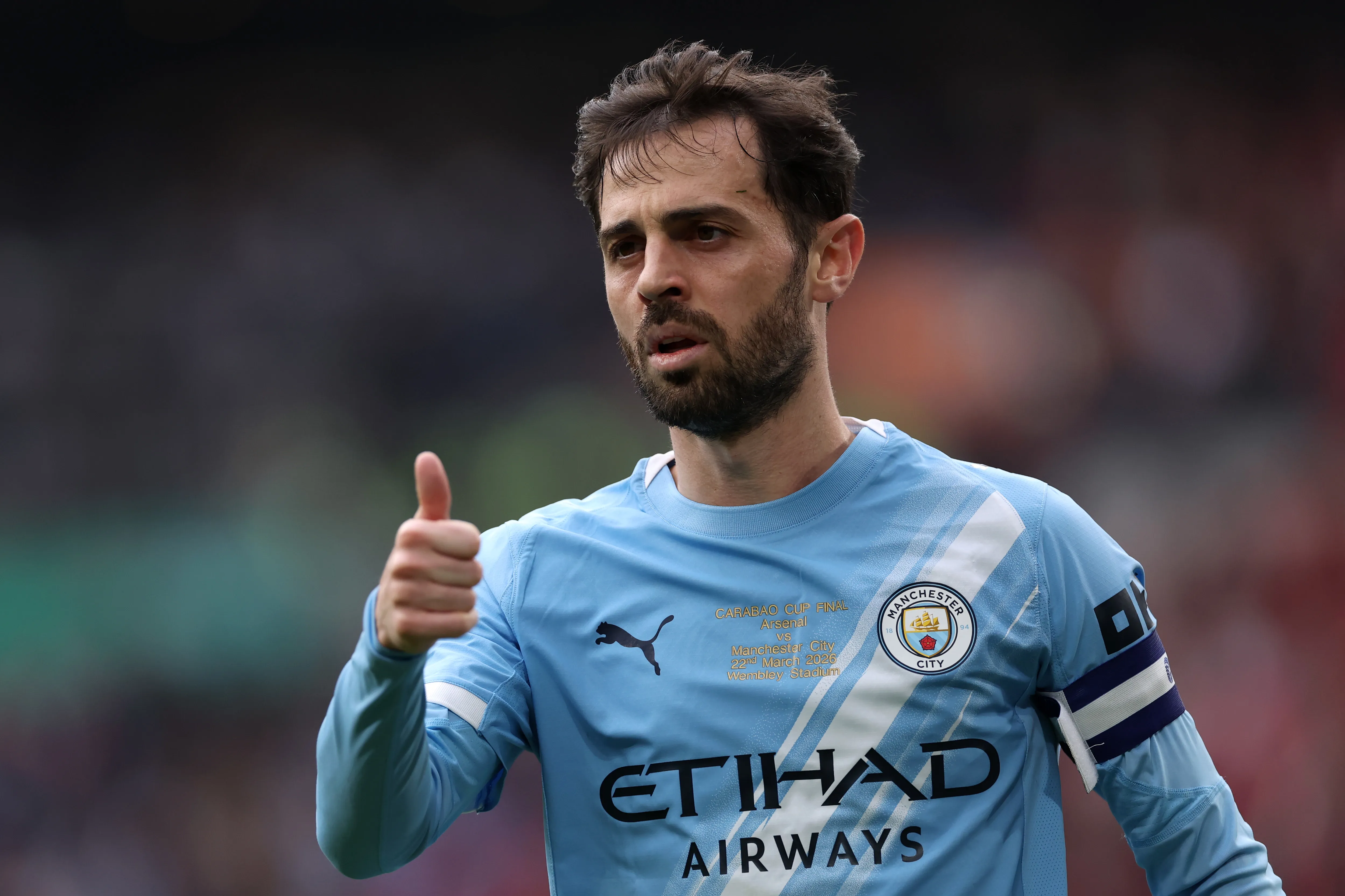 Bernardo Silva dejaría Manchester City y sería pretendido por Inter Miami (Getty Images).