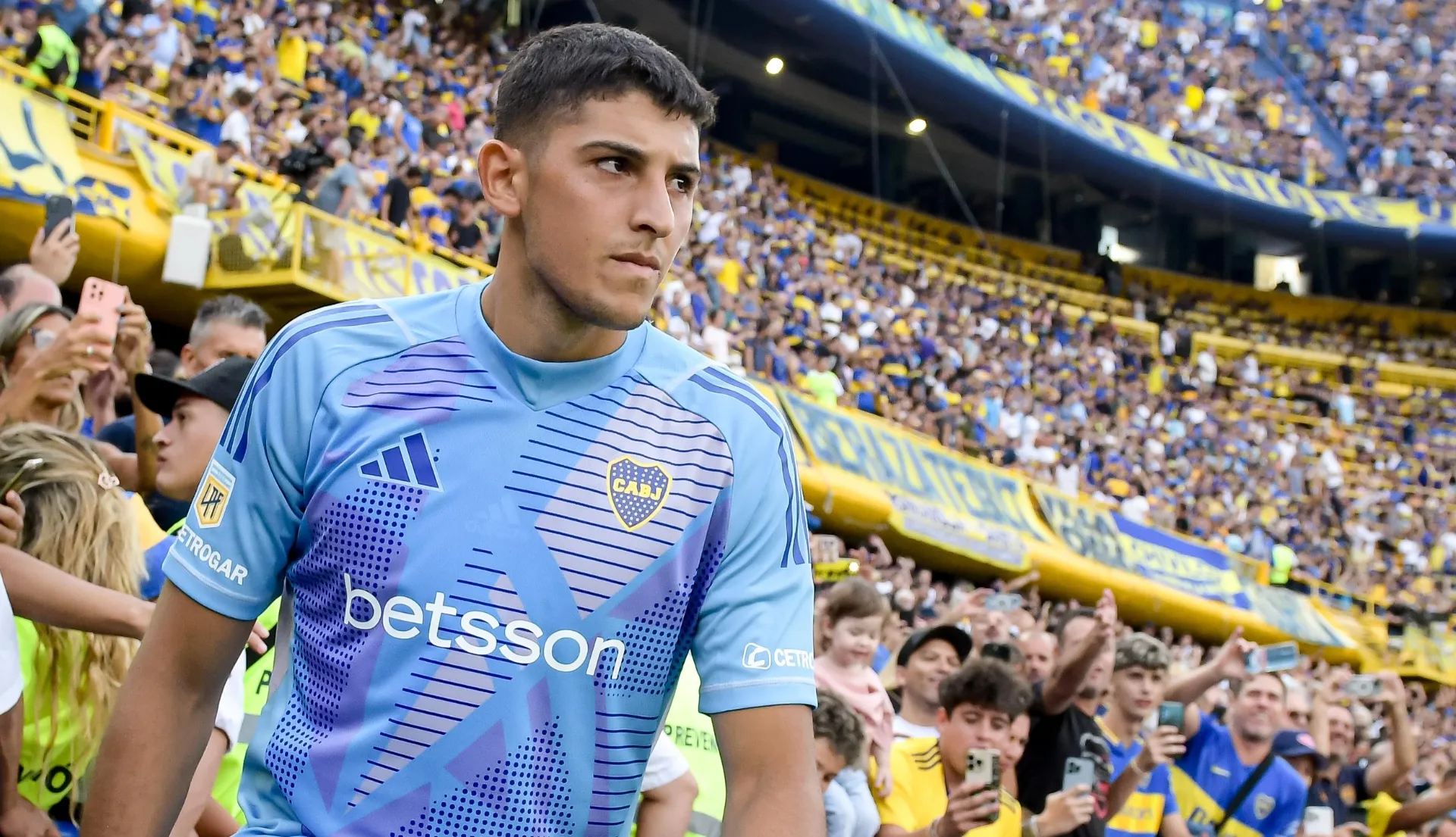 Leandro Brey, arquero de Boca.