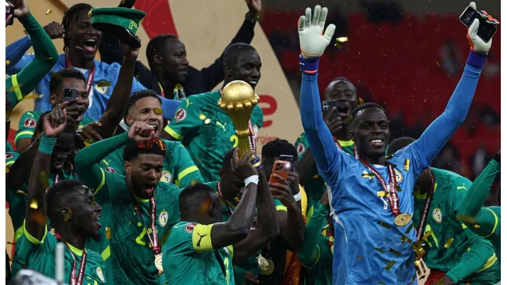 La Selección de Senegal en la Copa Africana de Naciones.
