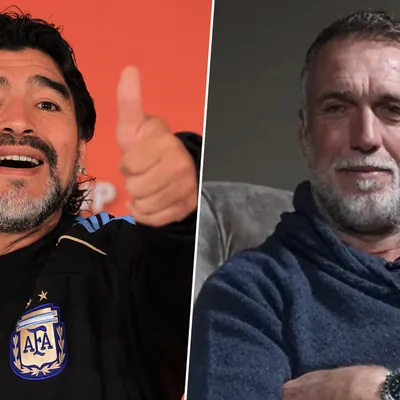 Batistuta recordó la muerte de Maradona: "Me culpo a mí mismo"