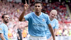 Rodrigo Hernández, mediocampista español de Manchester City.