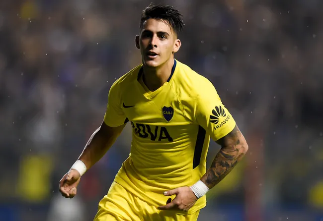 Cristian Pavón, durante su etapa en Boca. (Getty Images)