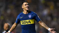Cristian Pavón, durante su etapa en Boca.