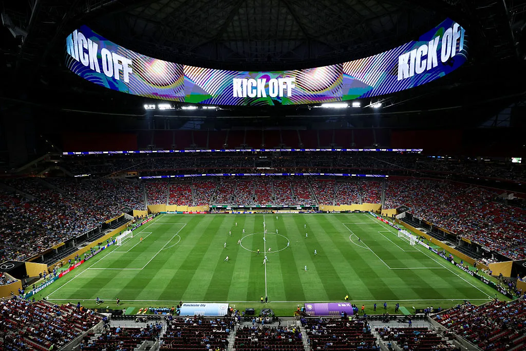 El Mercedes-Benz Stadium, una de las sedes del Mundial 2026. (Getty)