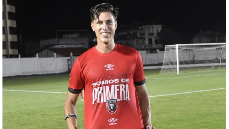 Martín Caramuto, volante argentino de Leones FC de Ecuador.