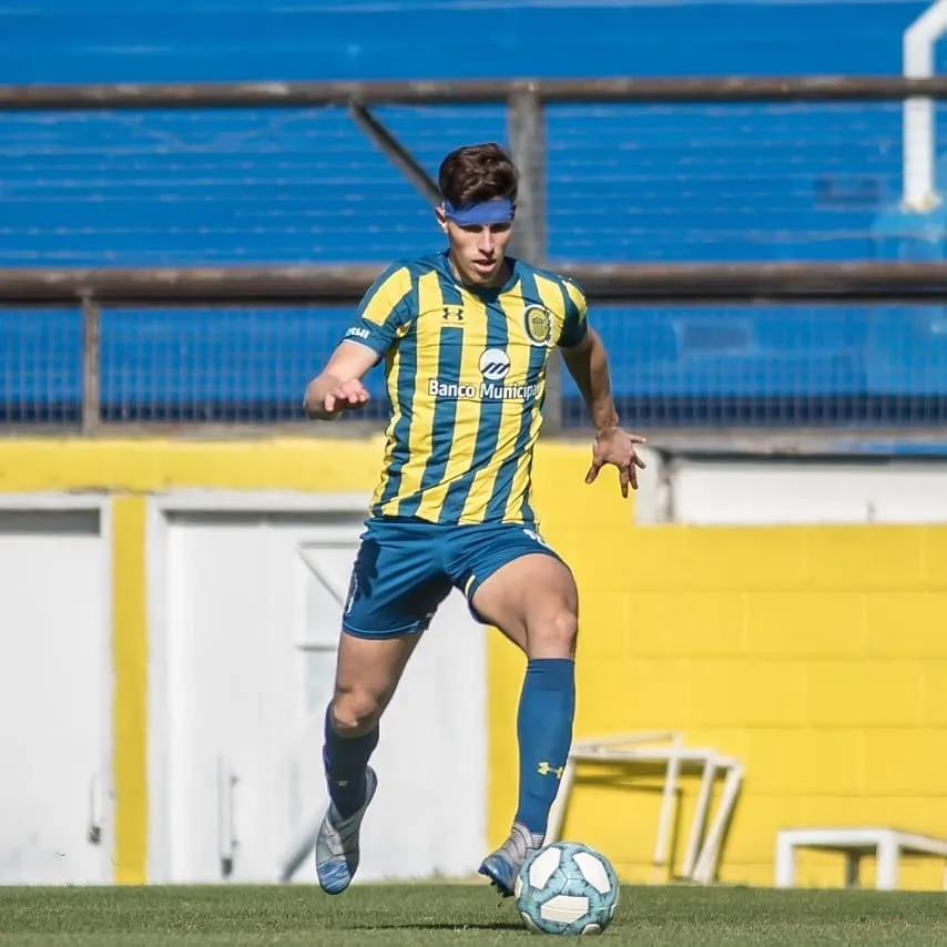 Martín Caramuto en su paso por Rosario Central. (Gentileza Martín Caramuto).