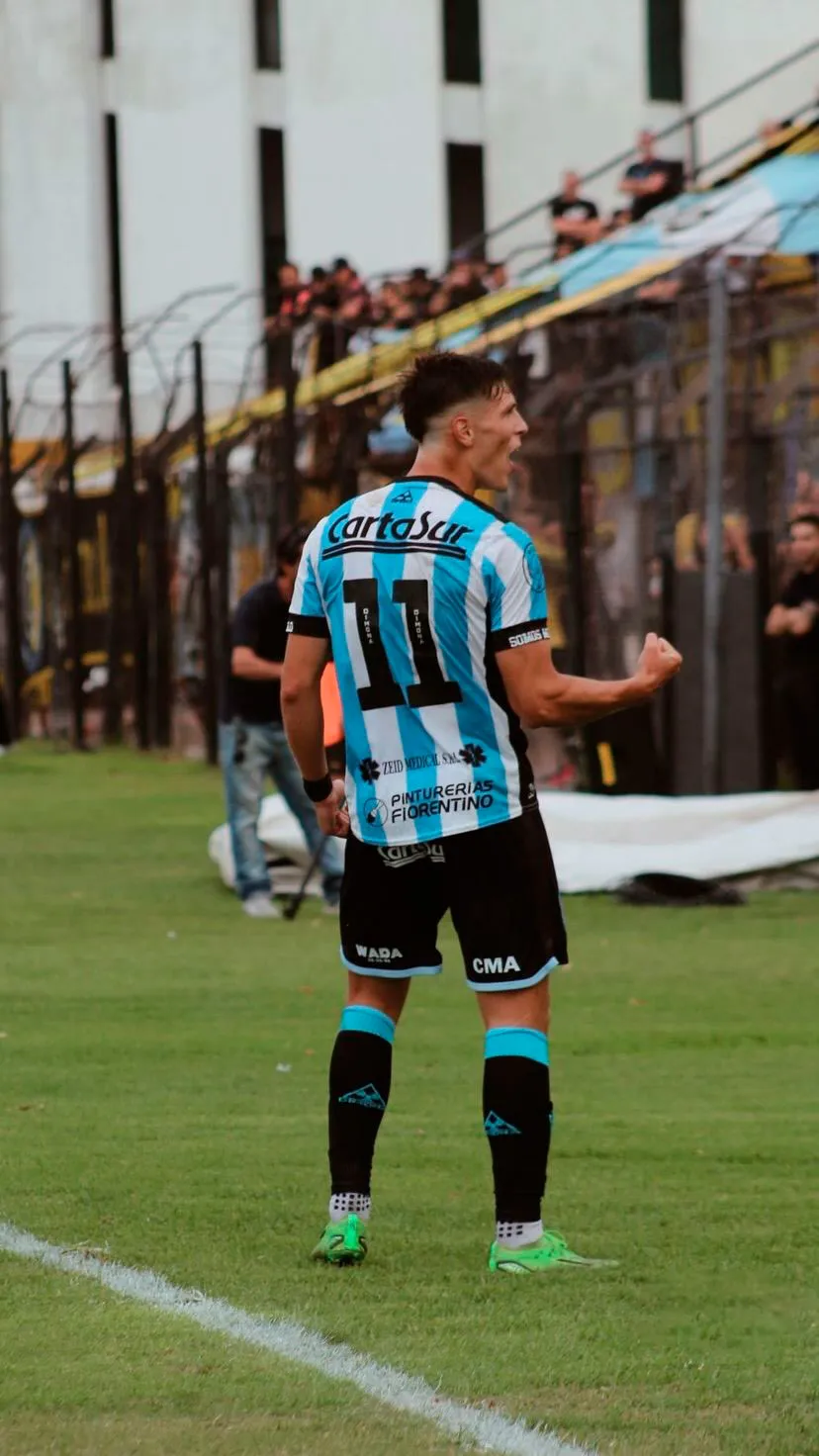 Martín Caramuto en su paso por Argentino de Merlo. (Gentileza Martín Caramuto).