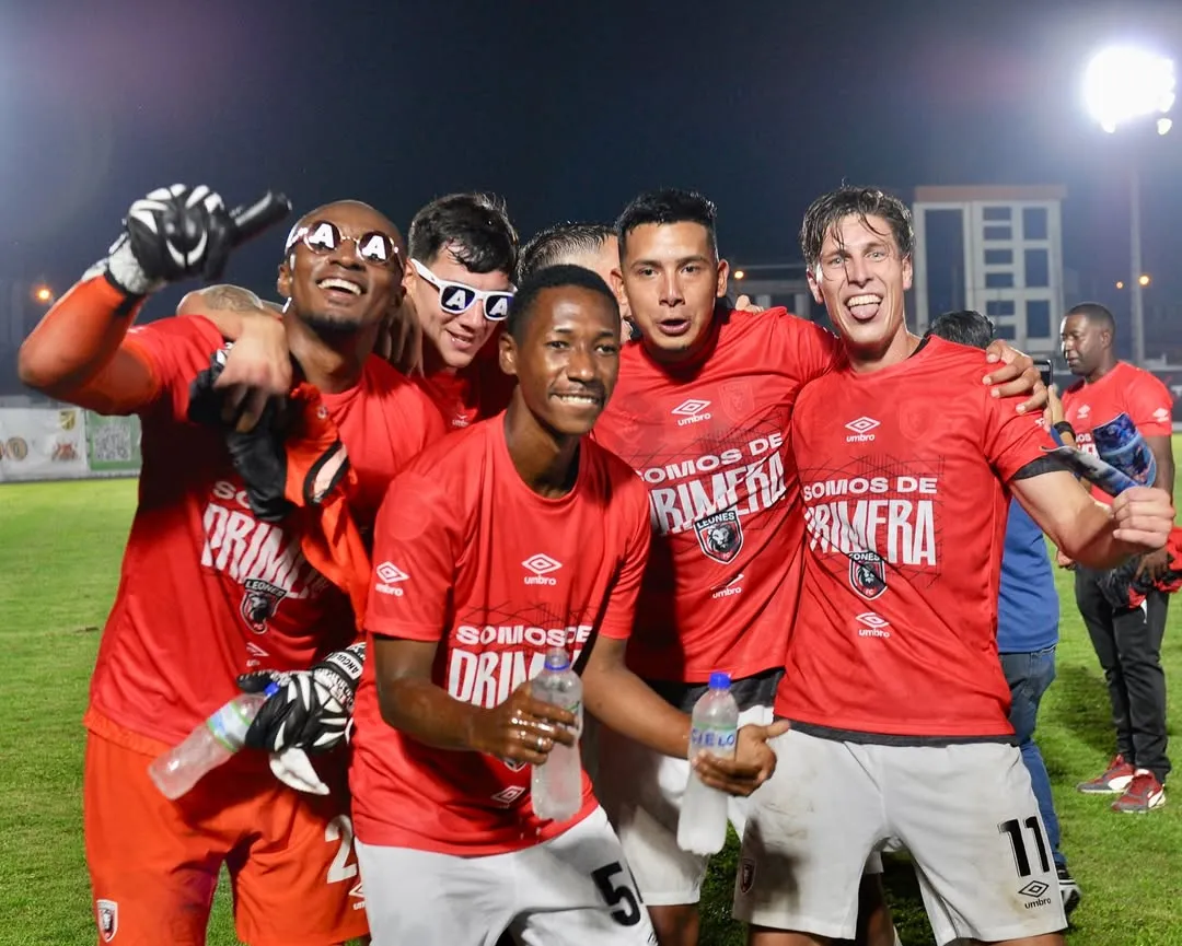 Martín Caramuto en el ascenso de Leones FC. (Gentileza Martín Caramuto).