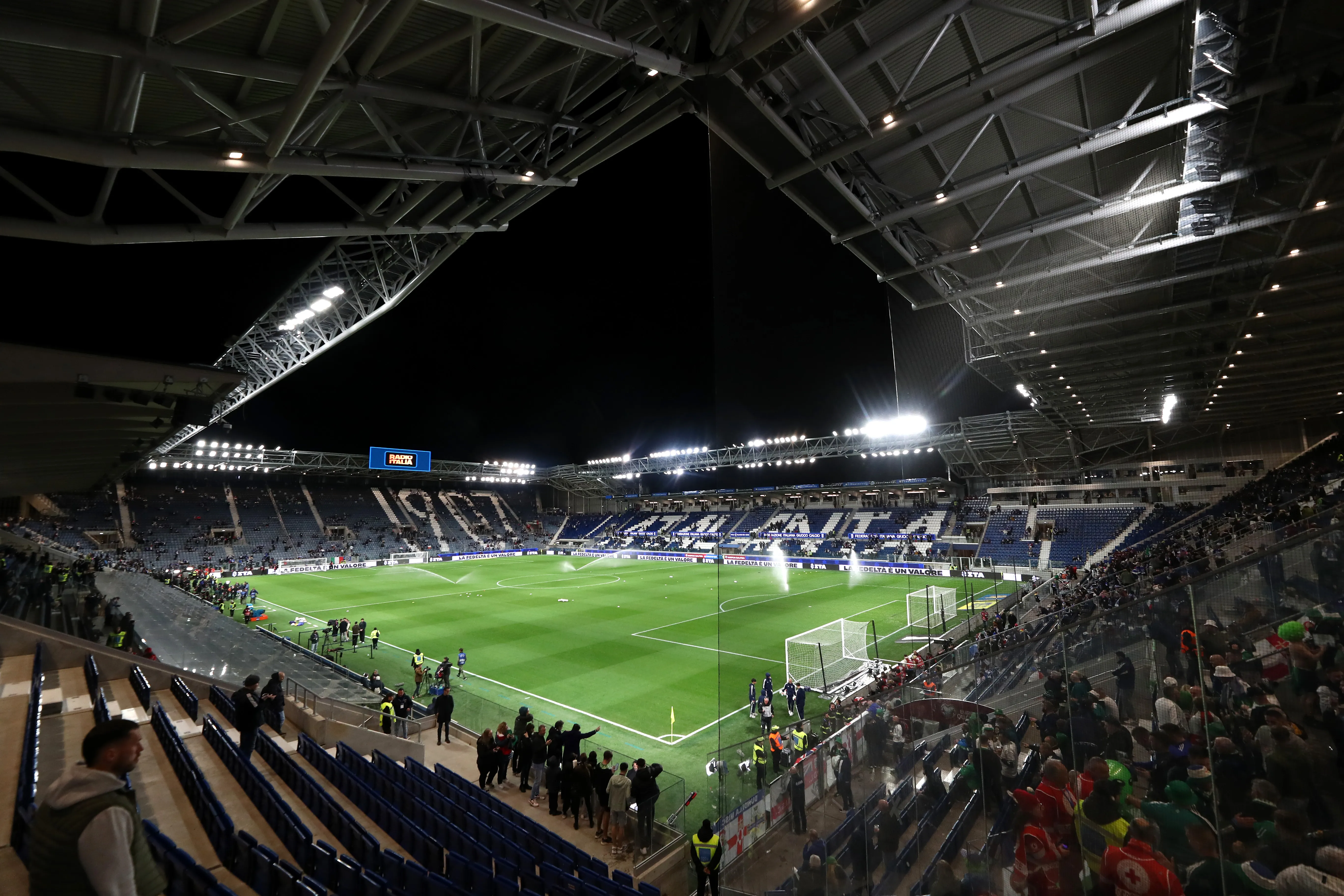 New Balance Arena, el recinto que alberga Italia vs. Irlanda del Norte. (Getty Images)