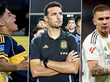 Scaloni comparó a Aranda con Mastantuono: "Tienen la misma edad"