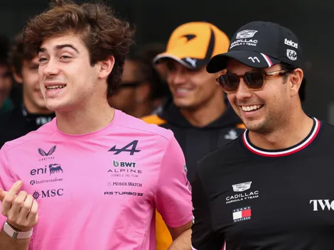 Colapinto reveló que Checo Pérez 'es de Boca' y celebró su regreso a la F1
