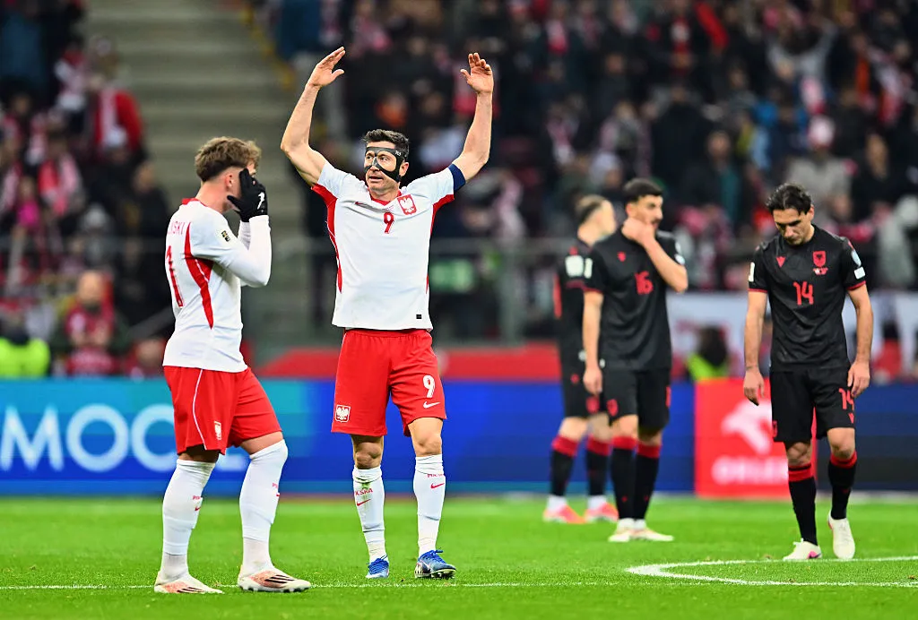 Lewandowski y Polonia terminaron con las esperanzas de Albania. (Getty)