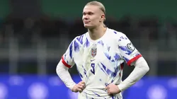 Erling Haaland, con la Selección de Noruega.