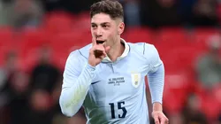 Federico Valverde, con la Selección de Uruguay.