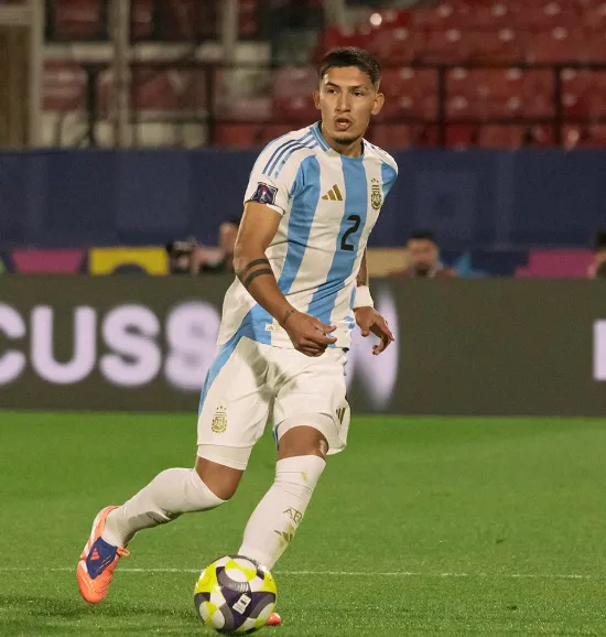 Tobías Ramírez, con la Selección Argentina Sub-20. (@tobiramirezok)