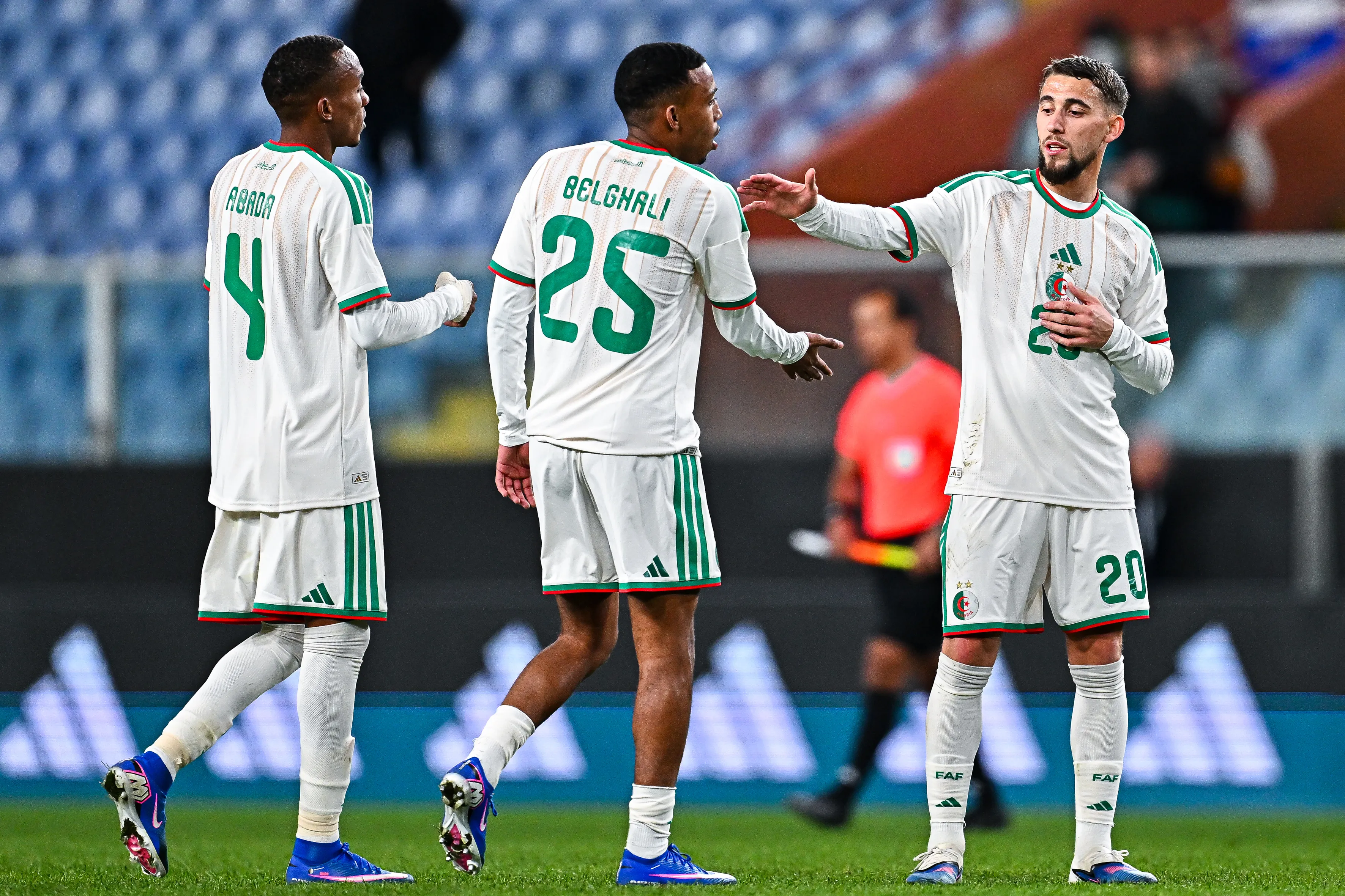 Argelia festeja su goleada 7-0 a Guatemala (Getty Images).